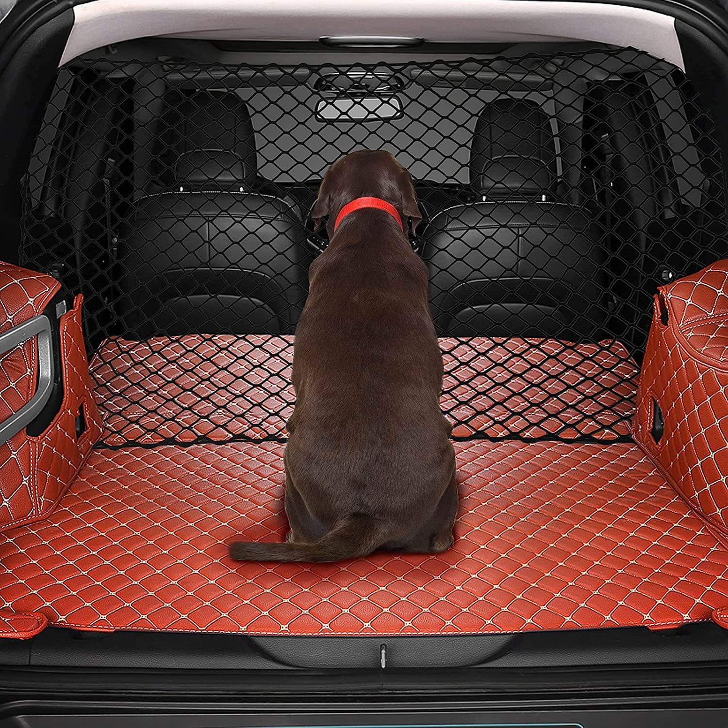 Dog Protective Net Car Isolation Fence Pet Obstacle Filter Trunk Isolation Blocking Net Hatchback 4